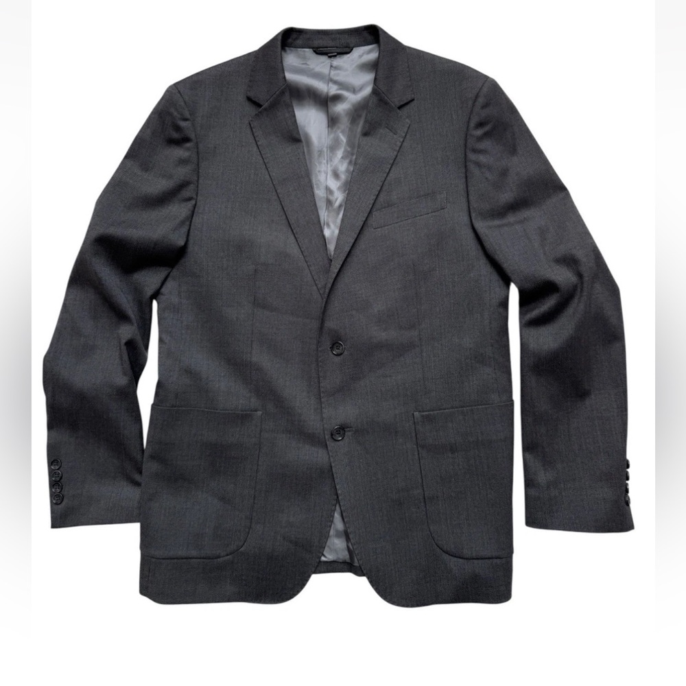 Bonobos Lanificio Comero Standard Fit Wool Sportcoat Mens Jacket Sz 42R Gray